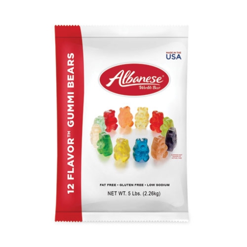 Picture of Gummi Bears, 5 Lb Pouch, Assorted, Ships In 1-3 Business Days