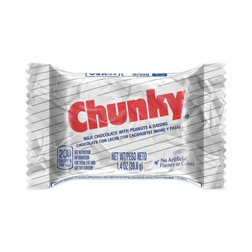 Picture of Chunky Bar, Individually Wrapped, 1.4 oz, 24/Carton, Ships in 1-3 Business Days