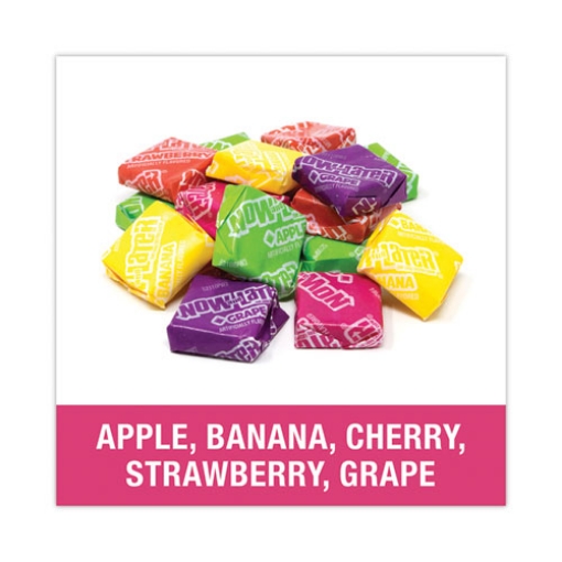 Picture of Mixed Fruit Chews, Assorted Flavors, 60 Oz Tub, 365 Pieces, Ships In 1-3 Business Days