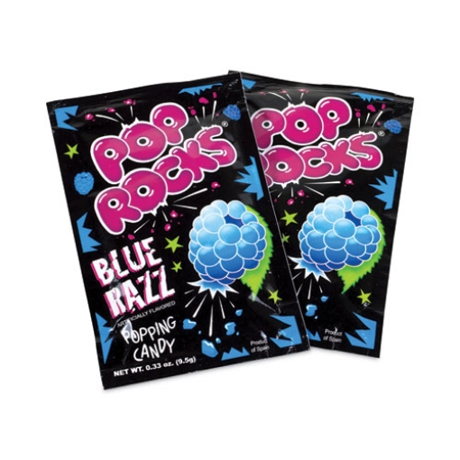 Picture of Sugar Candy, Blue Raspberry, 0.33 oz Pouches, 24/Carton, Ships in 1-3 Business Days