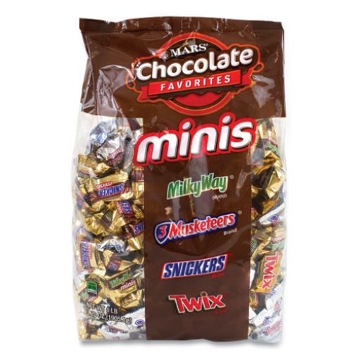 Picture of Chocolate Favorites Minis Variety Mix, 240 Pieces, 67.2 Oz Bag, Ships In 1-3 Business Days