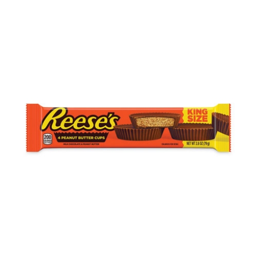 Picture of King Size Peanut Butter Cups, 2.8 oz Bar, 24 Bars/Carton, Ships in 1-3 Business Days