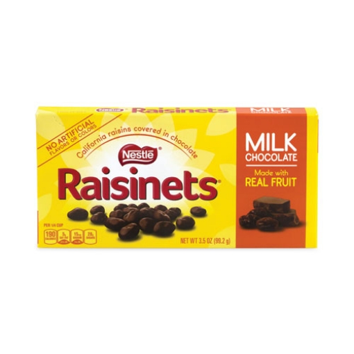 Picture of Raisinets Milk Chocolate Candy Raisins, 3.5 Oz Box, 15 Boxes/carton, Ships In 1-3 Business Days