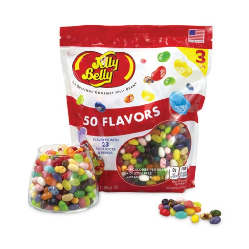 Picture of 50 Flavors Jelly Beans Assortment, 3 Lb Standup Bag, Ships In 1-3 Business Days