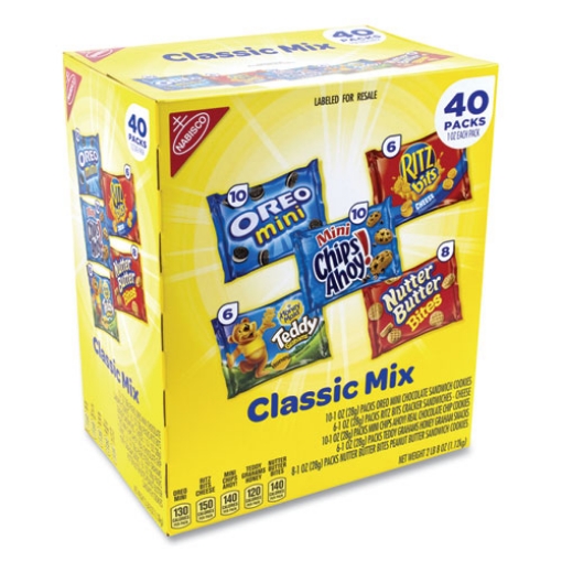 Picture of Cookie And Cracker Classic Mix, Assorted Flavors, 1 Oz Pack, 40 Packs/box, Ships In 1-3 Business Days