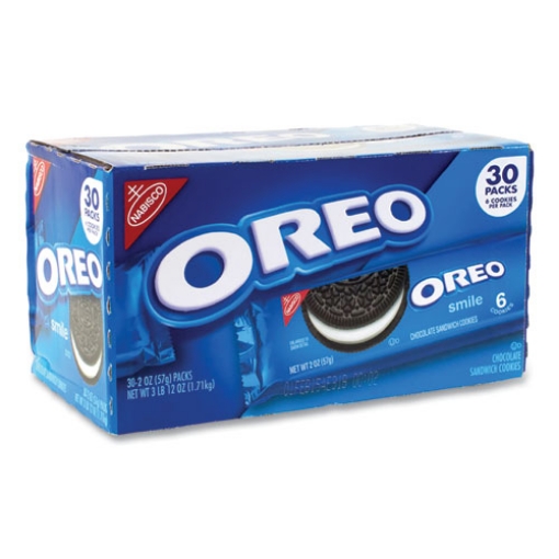 Picture of Oreo Cookies Single Serve Packs, Chocolate, 2 Oz Pack, 30/box, Ships In 1-3 Business Days