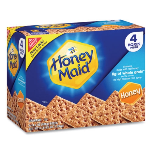 Picture of Honey Maid Honey Grahams, 14.4 Oz Box, 4 Boxes/pack, Ships In 1-3 Business Days