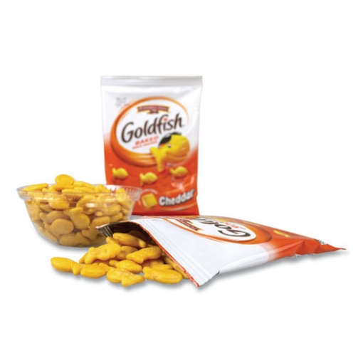 Picture of Goldfish Crackers, Cheddar, 1.5 Oz Bag, 30 Bags/box, Ships In 1-3 Business Days