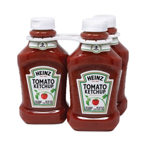 Picture of Tomato Ketchup Squeeze Bottle, 44 oz Bottle, 3/Pack, Ships in 1-3 Business Days