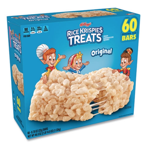 Picture of Rice Krispies Treats, Original Marshmallow, 0.78 Oz Bar, 60/carton, Ships In 1-3 Business Days