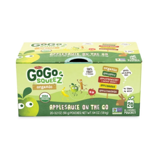 Picture of Fruit On The Go, Variety Applesauce, 3.2 oz Pouch, 20/Carton, Ships in 1-3 Business Days