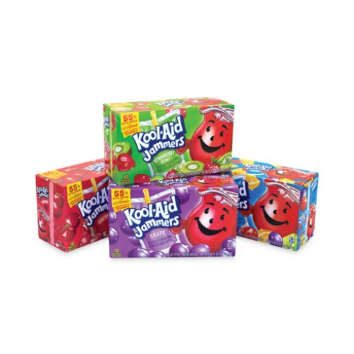 Picture of Jammers Juice Pouch Variety Pack, 6 oz Pouch, 40/Carton, Ships in 1-3 Business Days