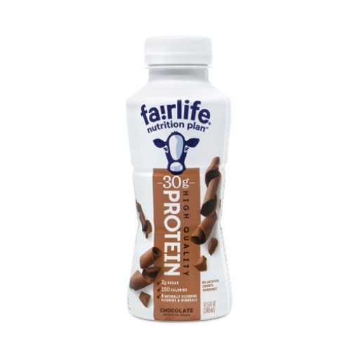 Picture of High Protein Chocolate Nutrition Shake, 11.5 oz Bottle, 12/Carton, Ships in 1-3 Business Days