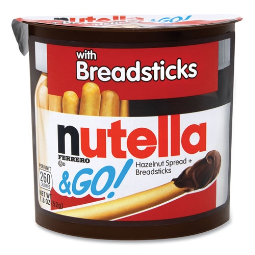 Picture of Hazelnut Spread And Breadsticks, 1.8 Oz Single-Serve Tub, 16/pack, Ships In 1-3 Business Days