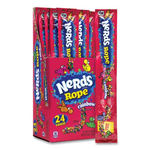 Picture of Nerds Rope Candy, Fruity, 0.92 oz Individually Wrapped, 24/Carton, Ships in 1-3 Business Days