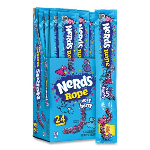 Picture of Nerds Rope Candy, Berry, 0.92 oz Bag, 24/Carton, Ships in 1-3 Business Days