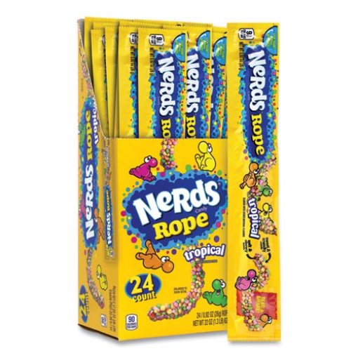 Picture of Nerds Rope Candy, Tropical, 0.92 oz Bag, 24/Carton, Ships in 1-3 Business Days