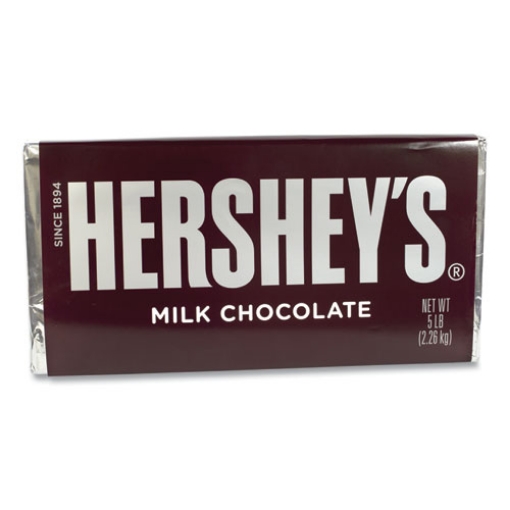 Picture of Milk Chocolate Bar, 5 Lb Bar, Ships In 1-3 Business Days