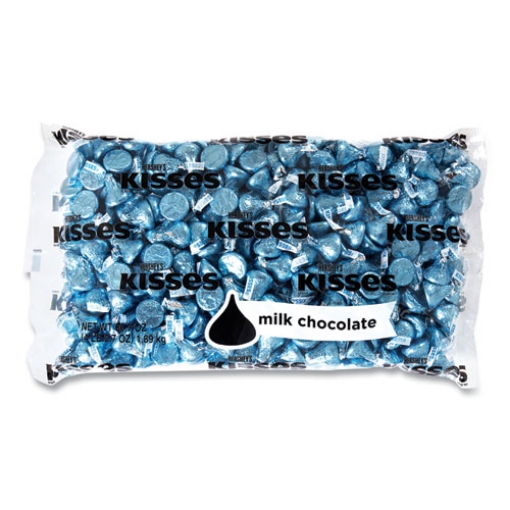 Picture of Kisses, Milk Chocolate, Blue Wrappers, 66.7 Oz Bag, Ships In 1-3 Business Days