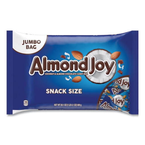 Picture of Snack Size Candy Bars, 20.1 oz Bag, 2/Carton, Ships in 1-3 Business Days