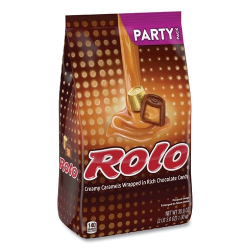 Picture of Party Pack Creamy Caramels Wrapped In Rich Chocolate Candy, 35.6 Oz Bag, Ships In 1-3 Business Days