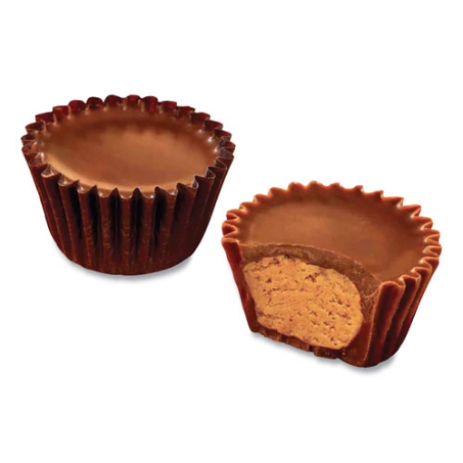 Picture of Peanut Butter Cups Miniatures Bulk Box, Milk Chocolate, 105 Pieces, 32.55 Oz Box, Ships In 1-3 Business Days