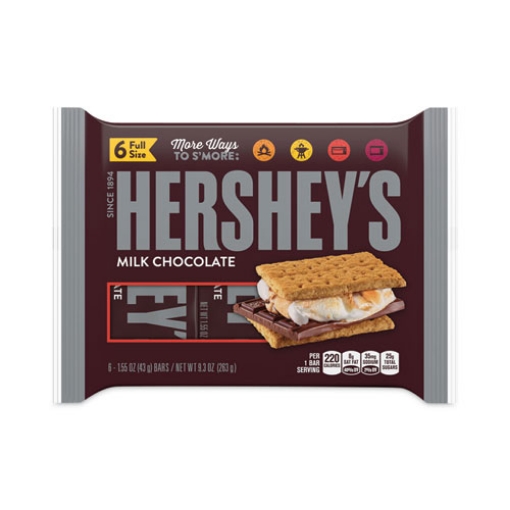 Picture of Milk Chocolate Bar, 1.55 Oz Bar, 6 Bars/pack, 2 Packs/box, Ships In 1-3 Business Days