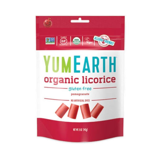 Picture of Organic Gluten Free Pomegranate Licorice, 5 Oz Bag, 4/pack, Ships In 1-3 Business Days