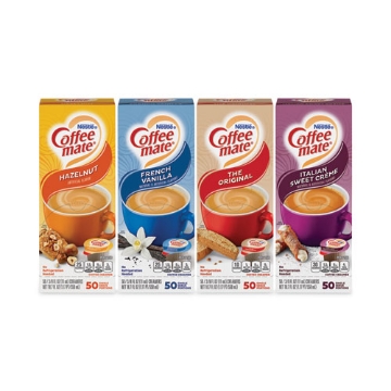 Picture of Liquid Coffee Creamer, French Vanilla/hazelnut/italian Sweet Creme/original, 0.37 Oz, 200/ct, Ships In 1-3 Business Days