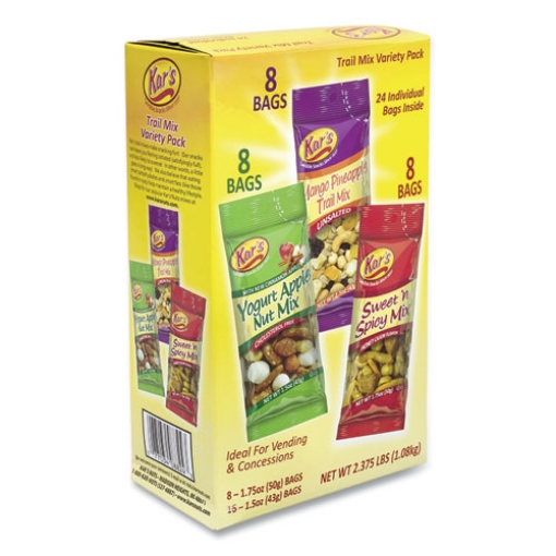 Picture of Trail Mix Variety Pack, Assorted Flavors, 24 Packets/Carton, Ships in 1-3 Business Days