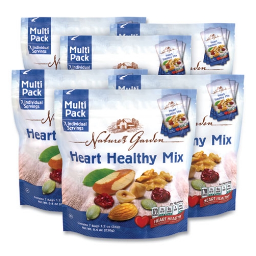 Picture of Healthy Heart Mix, 1.2 oz Pouch, 7 Pouches/Pack, 6 Packs/Carton, Ships in 1-3 Business Days