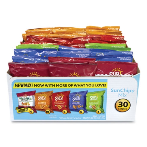 Picture of Variety Mix, Assorted Flavors, 1.5 oz Bags, 30 Bags/Carton, Ships in 1-3 Business Days