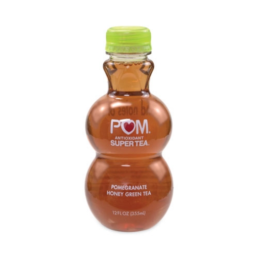 Picture of Antioxidant Super Tea, Pomegranate Honey Green Tea, 12 oz Bottles, 6/Carton, Ships in 1-3 Business Days