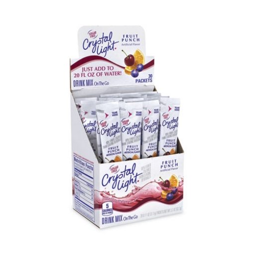 Picture of On-The-Go Sugar-Free Drink Mix, Fruit Punch, 0.11 oz Single-Serving Tubes, 30/Box, 2 Boxes/Carton, Ships in 1-3 Business Days