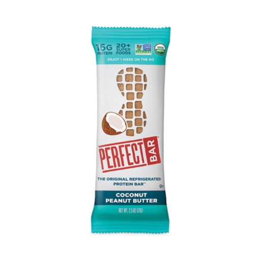 Picture of Refrigerated Protein Bar, Coconut Peanut Butter, 2.5 oz Bar, 16/Carton, Ships in 1-3 Business Days