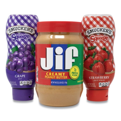 Picture of Peanut Butter And Jelly Bundle, (2) 40 Oz Peanut Butter/(4) 20 Oz Jelly, 6/pack, Ships In 1-3 Business Days