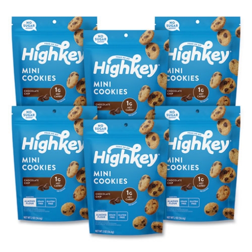 Picture of Chocolate Chip Cookies, 2 oz, Bag, 6/Carton, Ships in 1-3 Business Days