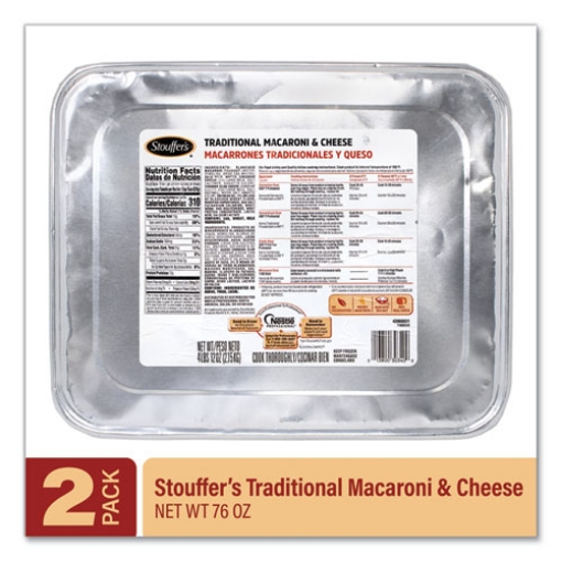 Picture of Traditional Baked Macaroni And Cheese, 76 Oz Tray, 2/pack, Ships In 1-3 Business Days