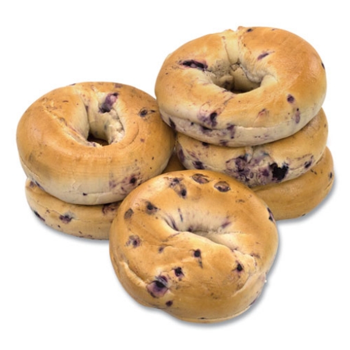 Picture of Fresh Blueberry Bagels, 6/pack, Ships In 1-3 Business Days