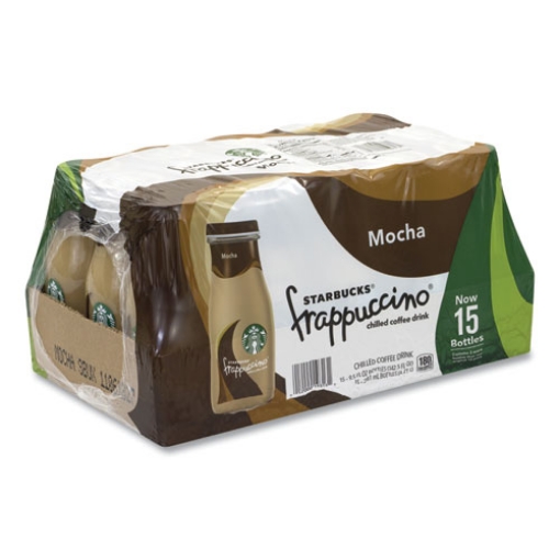 Picture of Frappuccino Coffee, 9.5 oz Bottle, Mocha, 15/Carton, Ships in 1-3 Business Days