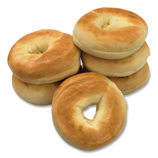 Picture of Fresh Plain Bagels, 6/Carton, Ships in 1-3 Business Days