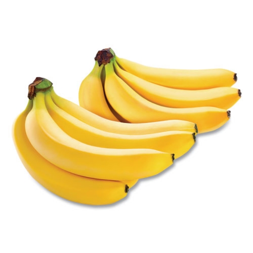 Picture of Fresh Organic Bananas, 6 lbs, 2 Bundles/Carton, Ships in 1-3 Business Days