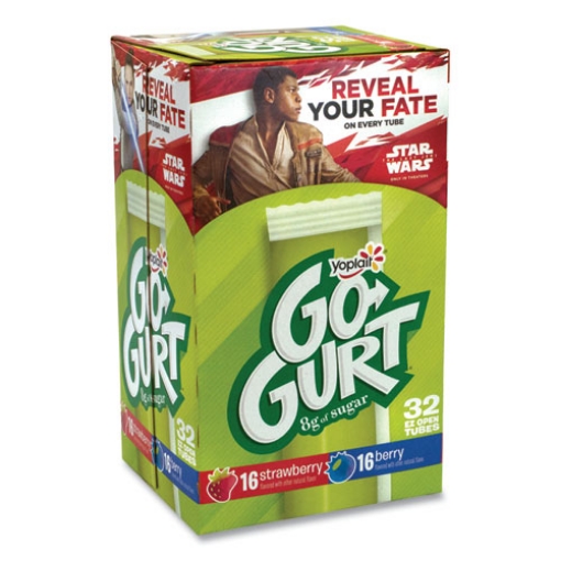 Picture of Go-Gurt Low Fat Yogurt, 2 oz Tube, 32 Tubes/Carton, Ships in 1-3 Business Days