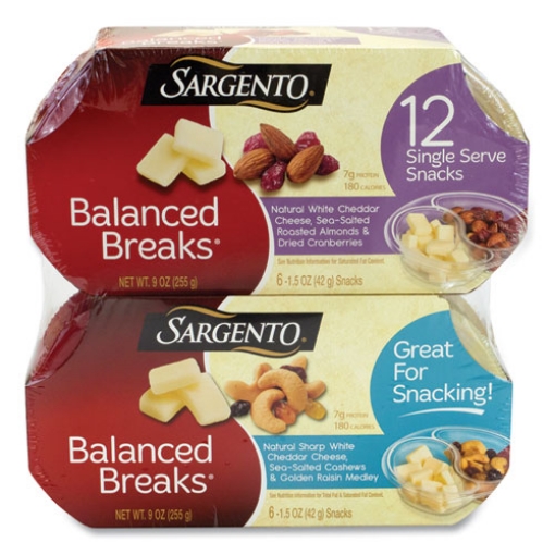 Picture of Balanced Breaks, Two Assorted Flavor Packs, 1.5 oz Pack, 12 Packs/Carton, Ships in 1-3 Business Days