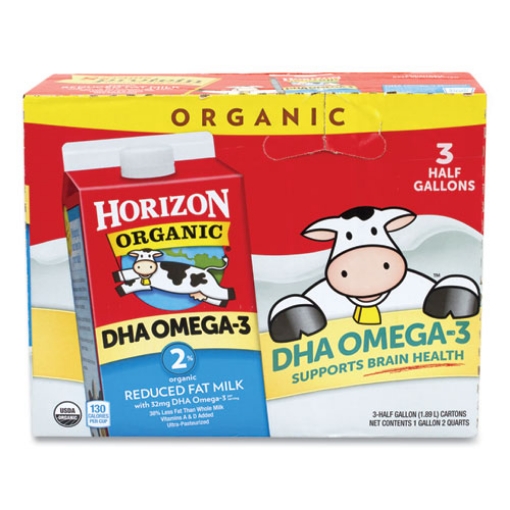 Picture of Organic 2% Milk, 64 Oz Carton, 3/carton, Ships In 1-3 Business Days