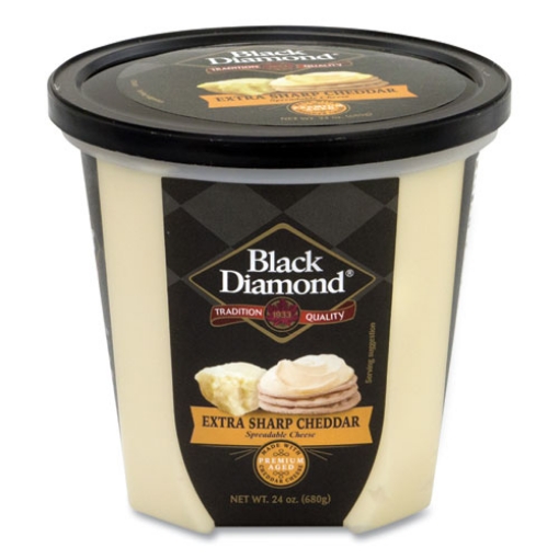 Picture of Extra Sharp White Cheddar Cheese Spread, 24 Oz Tub, Ships In 1-3 Business Days