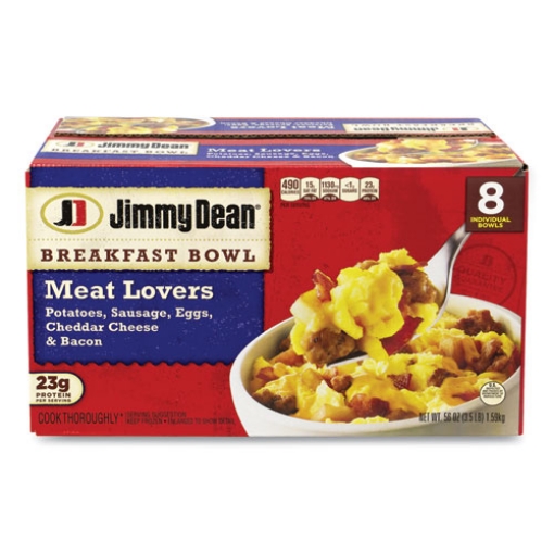 Picture of Breakfast Bowl Meat Lovers, 7 oz, 8/Carton, Ships in 1-3 Business Days