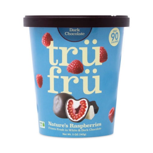 Picture of Nature's Hyper-Chilled Raspberries In White And Dark Chocolate, 5 Oz Cup, 8/carton, Ships In 1-3 Business Days