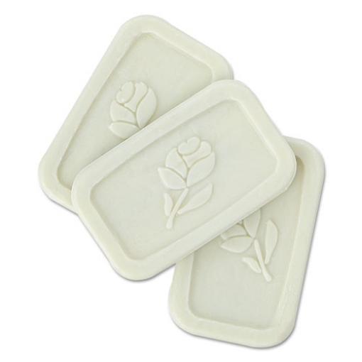 Picture of Unwrapped Amenity Bar Soap, Fresh Scent, # 1/2, 1,000/carton