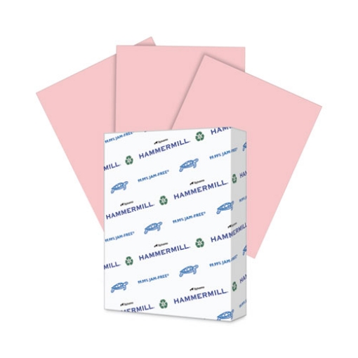 Picture of Colors Print Paper, 20 lb Bond Weight, 8.5 x 11, Pink, 500/Ream